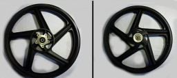 диск колесный передний 18-1,6 (дисковый тормоз алюмин. литой) (ось=12mm) YBR125, Racer RC150-23 Tige