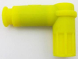 колпачок свечной 4T  (90°) силиконовый (жёлтый)