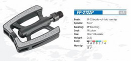 педали бренд "VORON" FP-212ZP, пластик, с нескользящим покрытием, ось из бористой стали, шариковый п