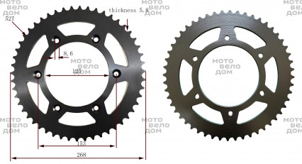 звезда ведомая JTR210.52