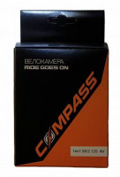 камера велосипедная бутиловая 14" X1.95/2.125 AV, бренд  "COMPASS", завод WANDA