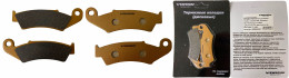 колодки тормозные дисковые Honda, Yamaha WR, Kawasaki, BSE T8 (перед.) YL-F062 (д94.3 в32 т7.3; д94.